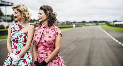 Cutting a dash at the 2017 Goodwood Revival