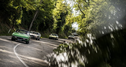 Time travelling through Italy with 21 Lamborghini Espadas and Isleros
