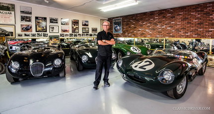Visiting Terry Larson’s incredible collection of Jaguars