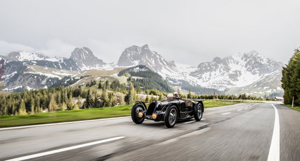 Unterwegs zur Villa d’Este in einem königlichen Bugatti Type 59