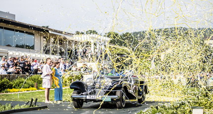 Mercedes-Benz 540K Special Roadster gewinnt „Best of Show“ beim Pebble Beach Concours d'Elegance