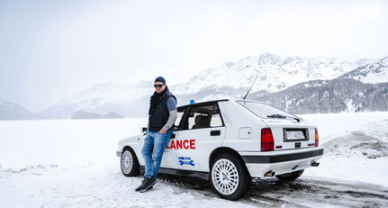 Erster Einsatz auf Eis und Schnee für die Lancia Delta „Icebulance“