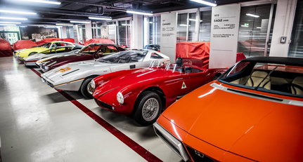 Auf Streifzug durch die geheime Autosammlung des Alfa Romeo Museums