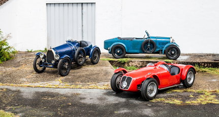 Einer dieser drei Rennwagen wurde von Fangio pilotiert. Erraten Sie welcher?