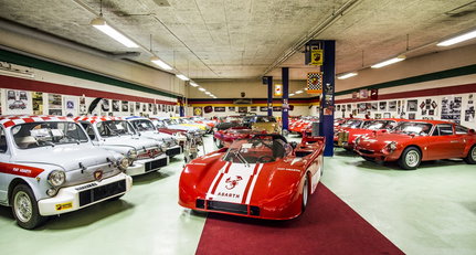 So eine Abarth-Sammlung haben Sie noch nicht gesehen