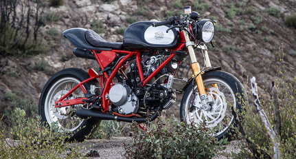 Die Deus ex Machina Ducati Dreamliner ist auf das Wesentliche reduziert
