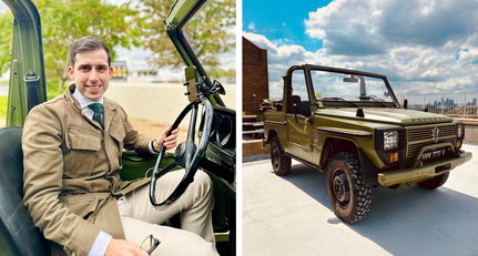 Edward Pym’s G-Wagon is a Peugeot in disguise!