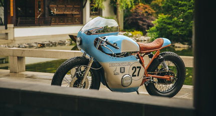 Haben Sie schon einen hübscheren Café Racer gesehen als diese Honda?