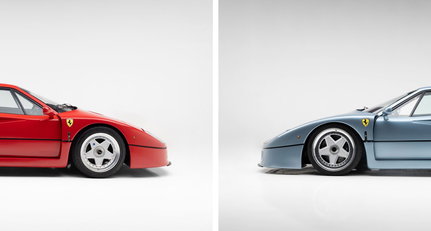 Ihr roter Ferrari F40 könnte an Wert gewinnen, wenn Sie ihn blau lackieren