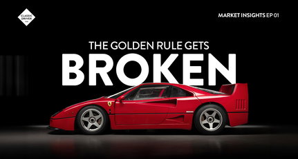 This modified Ferrari F40 broke every rule at auction, here's how