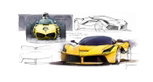 Drawings for LaFerrari by Flavio Manzoni and team.