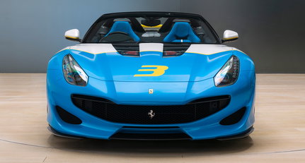 The unique SP3JC is the convertible F12tdf that Ferrari never built