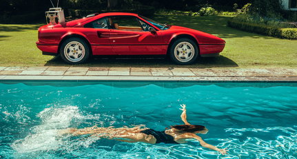 A Ferrari 328 is the missing ingredient from your perfect pool party