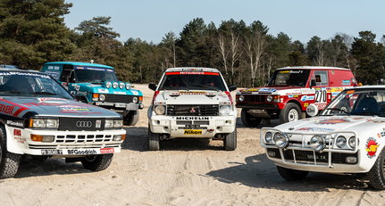 Fünf Dakar-Rallyewagen kehren nach Paris zurück. Auf welchen würden Sie bieten?