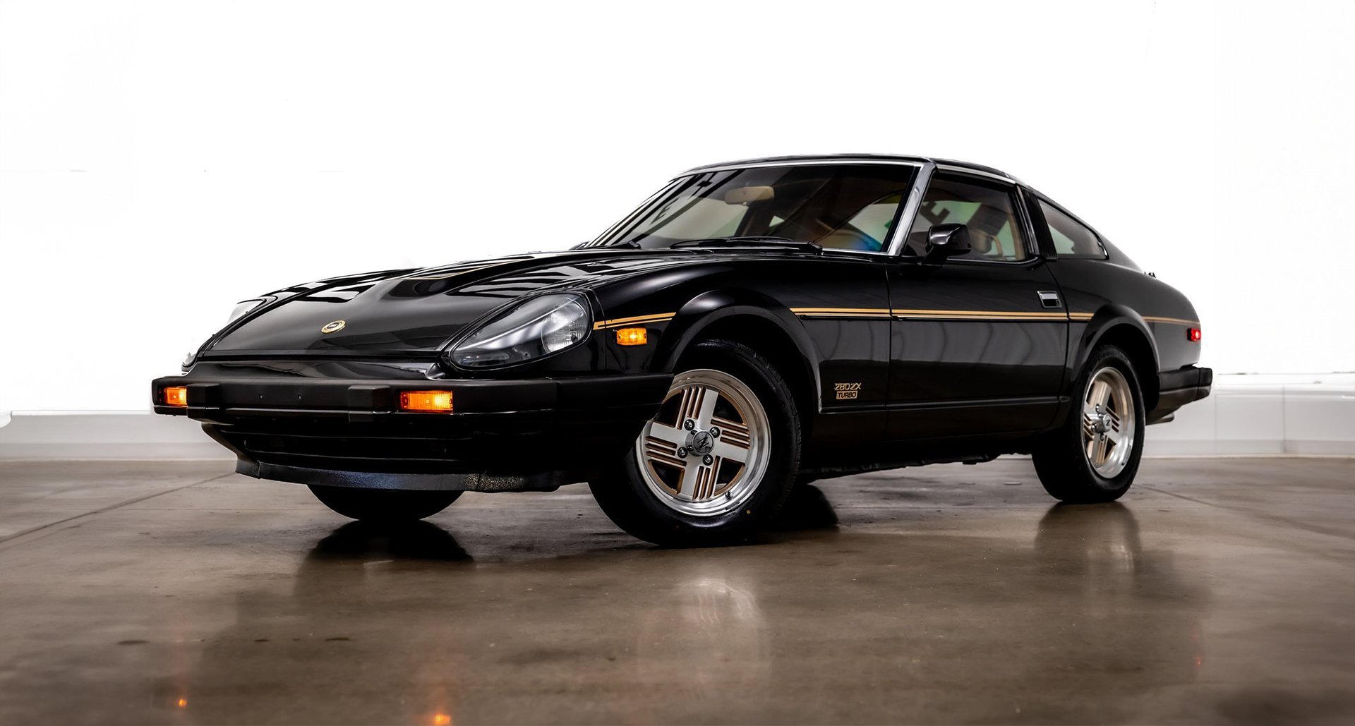 The Datsun 280ZX Turbo is a black and golden wonder worth cashing