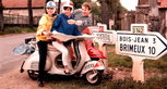 1960's, A couple astride a Vespa motorscooter ask for directions whilst touring France (Photo by Popperfoto/Getty Images) 1960's, A couple astride a Vespa motorscooter ask for directions whilst touring France (Photo by Popperfoto/Getty Images)