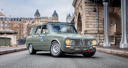 We'd love to be stopped by this arresting Alfa Romeo Giulia Familiare Polizia