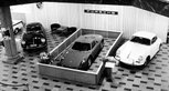 Porsche's 1964 range at the Stockholm Motor Show.
