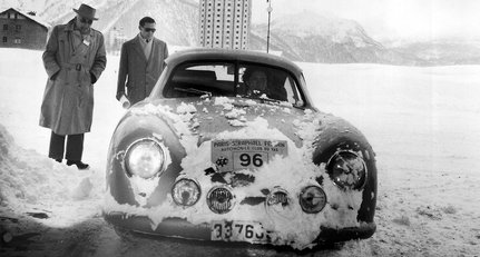 Snapshot, 1954: There’s snow stopping Gilberte Thirion