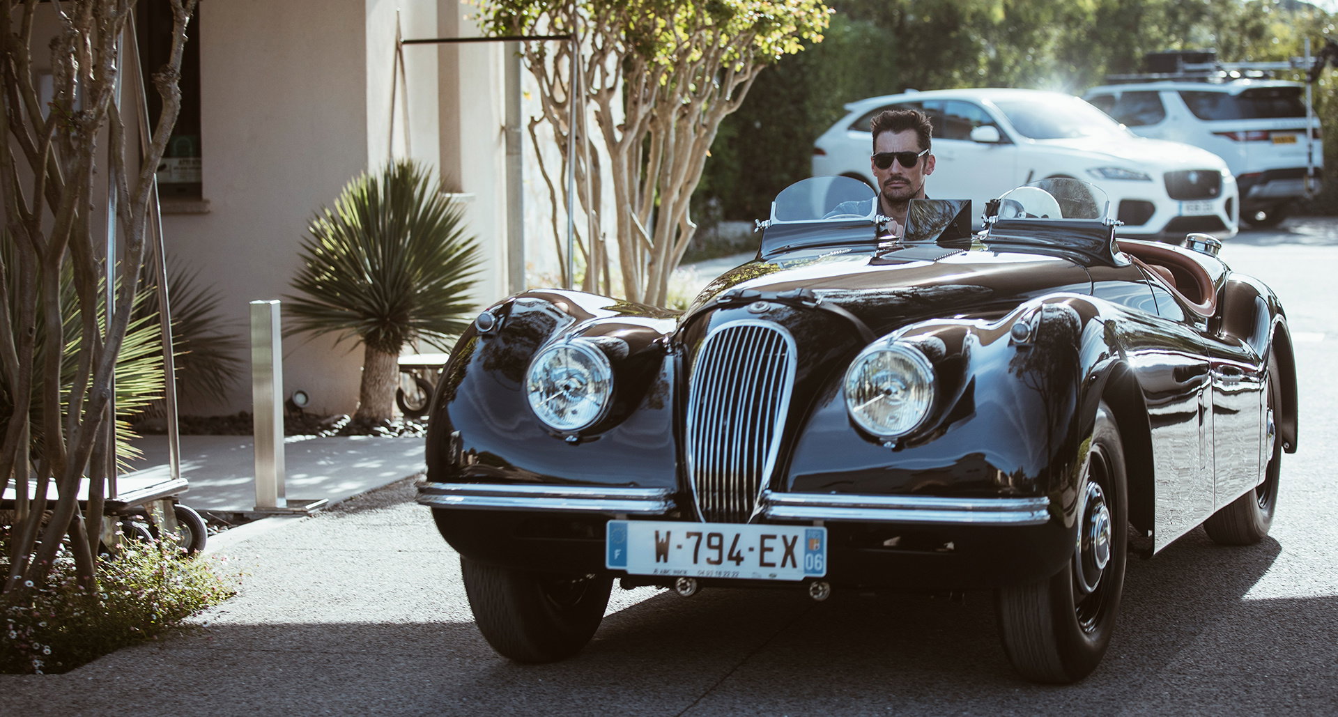 Jaguar Classic built this bespoke XK120 especially for David Gandy