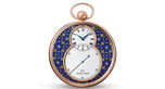 The Jaquet Drou Paillonné combines a classic pocket watch with the classic enamel handcraftship (41.400,-€)