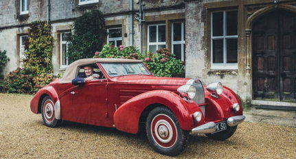Kidston welcomes home his father’s Bugatti Type 57C in style