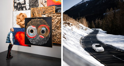 Auf Alpiner Kunstsafari durchs Engadin mit dem Künstler Kenny Schachter
