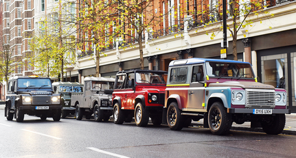 Land Rover takes over London as Defender prepares to say goodbye