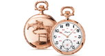 Inspired by a classic pocket watch from the 1920 was this Longines Lepine (26.650.-€)