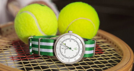 Maurice de Mauriac and Stan Smith serve an ace limited-edition watch