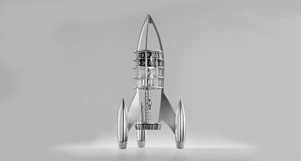 This space-age clock is out of this world