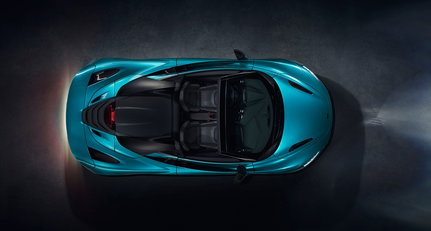 Der neue McLaren 720S Spider fährt offen bis Tempo 325