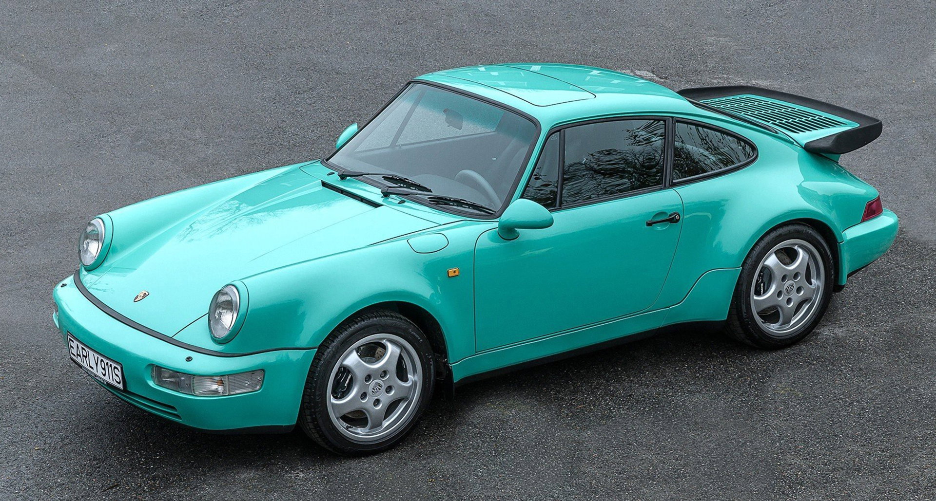 This factory-mileage Porsche 964 Turbo WLS is a breath of minty