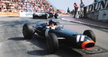 Graham 'Mr Monaco' Hill at the 1966 Monaco GP, one of the few he didn't win