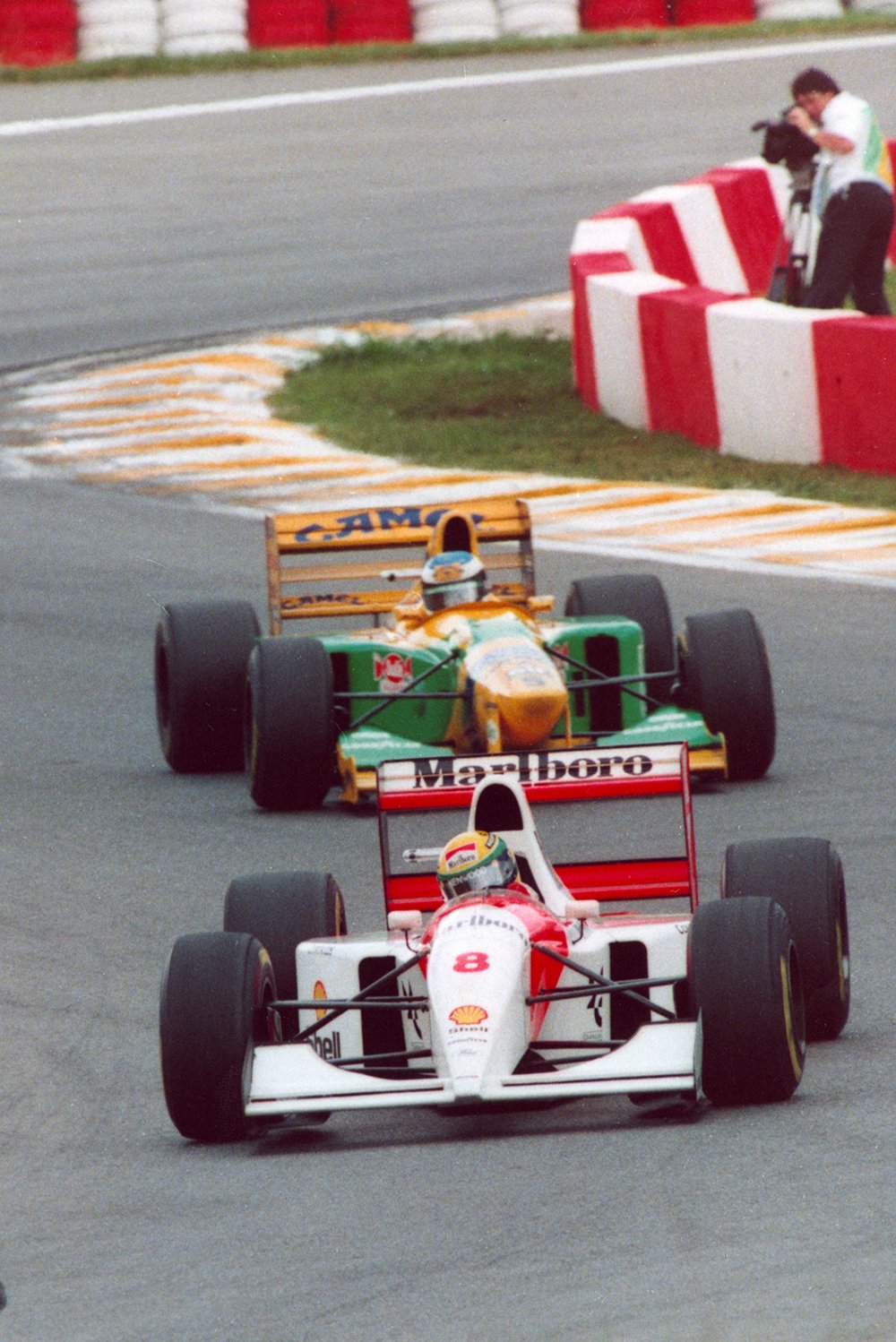 Raced by Michael Schumacher, this Benetton B192 radiates Formula 1