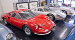 Ferrari Dino 206 – highly original (even the paintwork), only the interior has been restored. Naito-san says the Dino's handling is not that good, but the sound more than makes up for it. Ferrari Dino 206 – highly original (even the paintwork), only the interior has been restored. Naito-san says the Dino's handling is not that good, but the sound more than makes up for it.