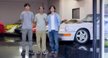 Natio-san with his sons, So and Kei. Natio-san with his sons, So and Kei.
