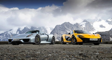 Hypercar-Showdown: McLaren P1 trifft auf Porsche 918 Spyder