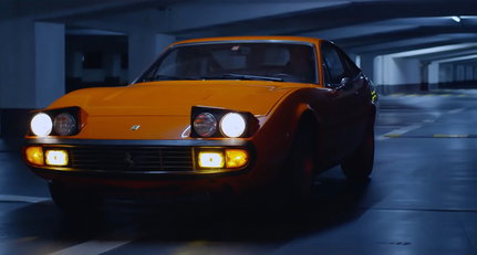 Nocturnal adventures with a Ferrari 365 GTC/4