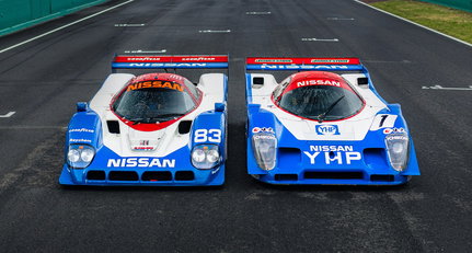 Back from retirement, these Nissan Group C monsters return to Le Mans