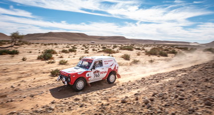 Träumen Sie von der Dakar Classic 2023? Das Niva Red Legend Team hat das passende Auto für Sie!