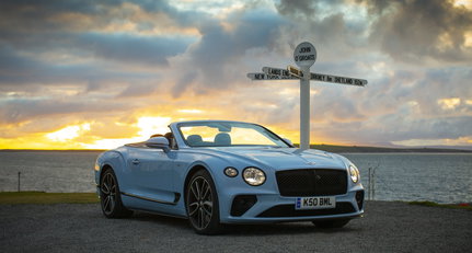 Ist ein Bentley am längsten Tag quer durch Großbritannien schneller als die Sonne?