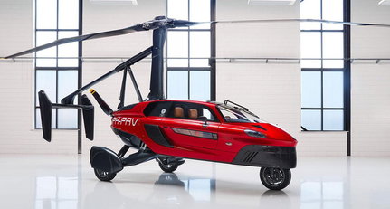 Ein Heli? Ein Flugzeug? Nein, hier ist das erste fliegende Auto!