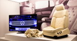 Seat for VW Phaeton at Poltrona Frau Museum. Seat for VW Phaeton at Poltrona Frau Museum.