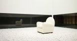Iconic 'Vanity Fair' chair at Poltrona Frau Museum. Iconic 'Vanity Fair' chair at Poltrona Frau Museum.