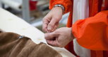 Creating an icon - the 'Chester' sofa at Poltrona Frau factory. Creating an icon - the 'Chester' sofa at Poltrona Frau factory.