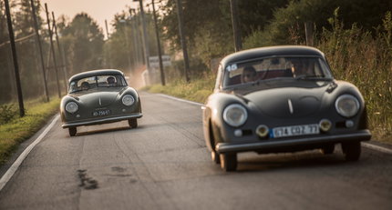 Pre-A Porsche 356 party in Italy