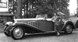 Jean Bugatti and a T41. © Bugatti archives