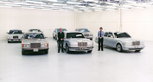 June 1991: Crewe's Styling Viewing Area shows proposals of how to diversify the marques brand images while using the same bodyshell