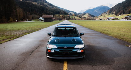 This Mallard Green Ford Escort RS Cosworth is ready to play duck, duck, boost!